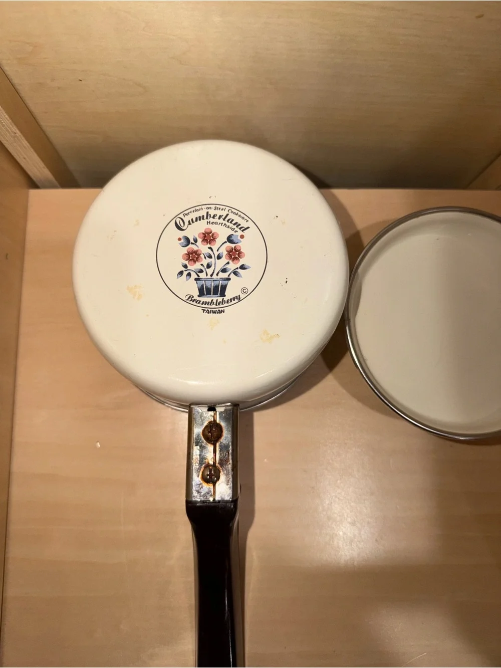 Vintage Cumberland Hearthside Brambleberry‎ Cookware 1 Qt Pot
